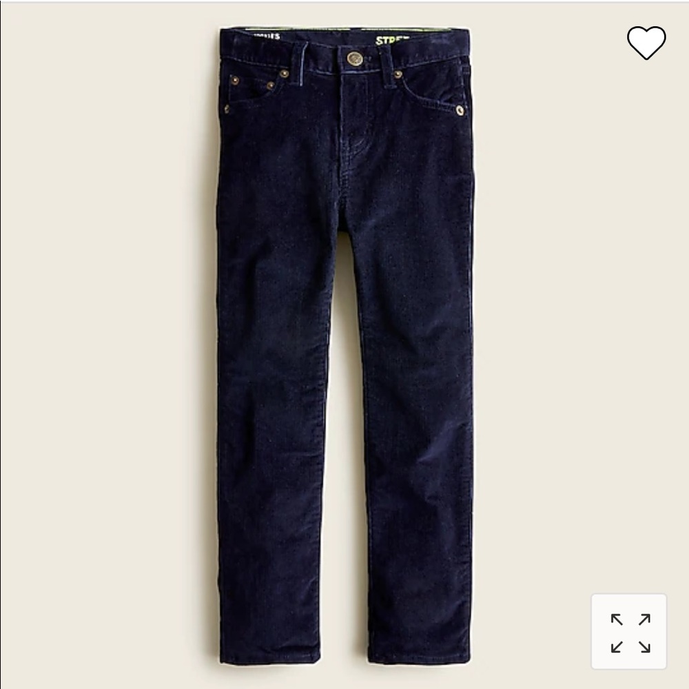 NWT J Crew / Crew Cuts, Boys' cord in stretch fit